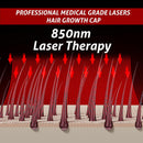Laser Cap, Laser Red Light Therapy for Hair Growth System, Hair Thinning & Alopecia Treatment for Men & Women, Laser Cap for Hair Regrowth Stimulates Denser Fuller Hair Infinity Warehouse
