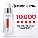 L’Oreal Paris 1.5% Pure Hyaluronic Acid Serum for Face with Vitamin C from Revitalift Derm Intensives for Dewy Looking Skin, Hydrate, Moisturize, Plump Skin, Reduce Wrinkles, Anti Aging Serum, 1.7 Oz L'Oreal Paris