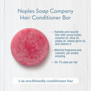 Naples Soap Company, Protein Enriched, 50-75 Use, Solid Hair Conditioner Bar, Eco-Friendly Haircare, Helps Ensure Vibrant, Healthy Hair, All Hair Types, Sunkissed, 1 oz Naples Soap Company Naturally Better Skin Care