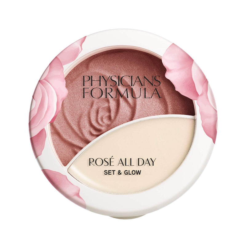 Physicians Formula Rosé All Day Set & Glow Highlighter Face Makeup Powder Brightening Rose Physicians Formula