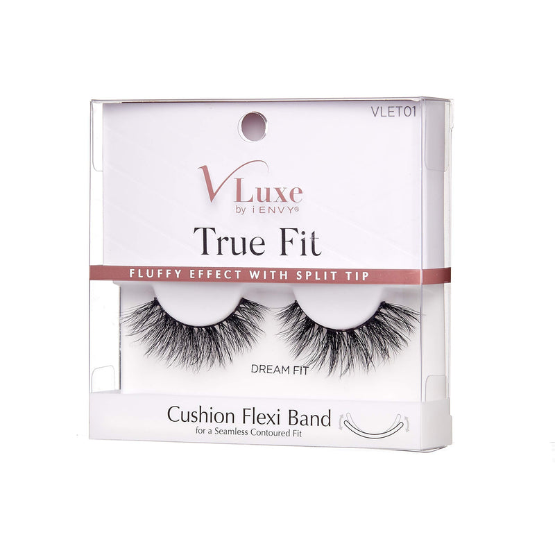 VLuxe by i-Envy False Eyelashes True Fit Lashes Soft & Natural Volume (Dream Fit) I-ENVY
