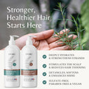 Rosemary Oil Shampoo & Conditioner Set with Biotin for Thinning Hair & Anti-Hair Loss, Strengthening Botanical Formula, Women & Men, Sulfate-Free, Organic, 16 fl oz Each Infinity Warehouse