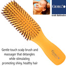 Giorgio GION2O Neon Orange 6.25 inch Gentle Touch Detangler Hair Brush for Men and Women. Soft Bristles for Sensitive Scalp. Wet and Dry for all Hair Types. Scalp Massager Brush Stimulate Hair Growth GIORGIO Store