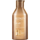 Redken All Soft Shampoo | For Dry/Brittle Hair | Provides Intense Softness and Shine | With Argan Oil | 10.1 Fl Oz, 10 fl. oz REDKEN