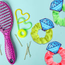 Neon 80s Scrunchies I 12 Pack I Bachelorette Party Favor Hair Ties I Team Bride Hair Ties I Bridesmaid Hair Tie Pop Fizz Designs