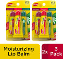 Carmex Daily Care Moisturizing Lip Balm Pack, Lip Balm with Sunscreen in Fresh Cherry, Strawberry and Wintergreen - 3 Count (Pack of 2) Carmex Store