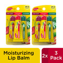 Carmex Daily Care Moisturizing Lip Balm Tubes with SPF, Fresh Cherry, Strawberry and Wintergreen Lip Balm Pack, 0.35 OZ - 3 Count (Pack of 2) Carmex