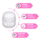 OneDor Nail Dip Dipping Powder – CLEAR Powders Pro Collection System, 1 Oz. (Clear) Onedor