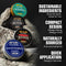 Occo Bobbo Solid Cologne for Men Samples Set - Men's Cologne Gift Set - Travel Size Cologne for Men (4) .5 oz tins Infinity Warehouse