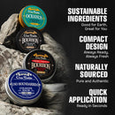 Handy Hound Occo Bobbo Solid Cologne for Men Samples Set - Men's Cologne Gift Set - Travel Size (4) .5 oz tins Infinity Warehouse
