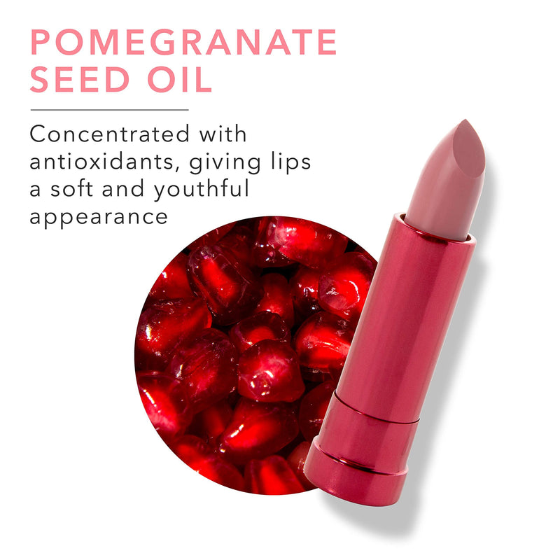 100% PURE Pomegranate Oil Anti-Aging Lipstick (Fruit Pigmented), Foxglove, Long Lasting, Satin Finish, Vibrant Color, Moisturizing Cocoa Butter (Berry Pink Mauve) - 0.15 oz 100% PURE