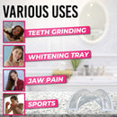HONEYBULL Mouth Guard for Grinding Teeth [6 Pack] Comes in 2 Sizes for Light and Heavy Grinding | Comfortable Custom Mold for Clenching at Night, Bruxism, Whitening Tray & Guard HONEYBULL