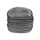 Eurow Makeup Removal Cleaning Cloth, 5 by 5 Inches, Gray, Pack of 10 Eurow
