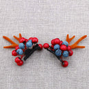 Christmas Reindeer Antlers Headband Hair Clips Hair Hoop Girl Deer Antler Headband Reindeer Antler Headband Cute Deer Headband Hair Accessory ywduoying