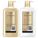 Pantene Gold Series Shampoo & Conditioner Moisture Boost with Argan Oil, for Natural, Coily, and Curly Hair, 29.2 Oz Each Pantene