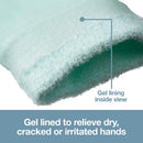 ZenToes Moisturizing Gloves with Gel Lining - Dry Hands Treatment - 1 Pair Hydrating Cracked Hand Healing Gloves - Repair Rough, Chapped Skin Overnight (Fuzzy Mint Green) ZenToes Store