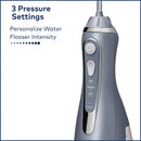 Waterpik Cordless Advanced Water Flosser For Teeth, Gums, Braces, Dental Care With Travel Bag and 4 Tips, ADA Accepted, Rechargeable, Portable, and Waterproof, Gray WP-567 Waterpik