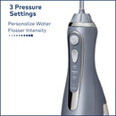 Waterpik Cordless Advanced Water Flosser For Teeth, Gums, Braces, Dental Care With Travel Bag and 4 Tips, ADA Accepted, Rechargeable, Portable, and Waterproof, Gray WP-567 Waterpik