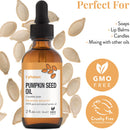 Pumpkin Seed Oil 2oz - 100% Natural & Pure Pumpkin Oil for Skin, Moisturizes Skin & Body- Pumpkin Seed Oil for Hair Growth , Hair Oil for Hair, Eyelashes & Eyebrows- Carrier Oils for Essential Oils UpNature
