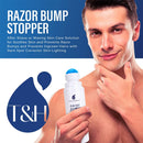 Razor Bump and Ingrown Hairs Serum - After Shave Solution Roll-On for Ingrown Hairs, Razor Burns and Razor Bumps for Men and Women TEREZ & HONOR