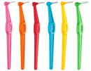 TEPE Angle Interdental Brushes, Dental Brushes for Between Teeth and Gums, Brush Micro Tight Cleaner, Plaque Removal, 0.8 mm, 6 Pk, Green TEPE