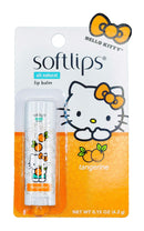 Softlips Limited Edition Hello Kitty All Natural Tangerine Lip Balm, 0.15 oz SoftLips