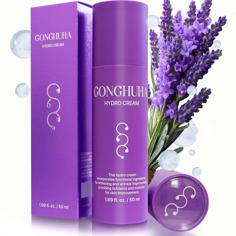 Hydro Cream – Lightweight Ultra-Hydrating Face Moisturizer for Glowing Skin | 50ml (1.69 fl oz) with Hyaluronic Acid & Cica | Korean Skin Care Infinity Warehouse