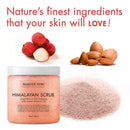 Himalayan Salt Body Scrub with Lingonberry, Exfoliating Salt Scrub to Exfoliate & Moisturize Skin, Deep Cleansing for Women and Men - 10 oz MAJESTIC PURE