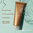 Nu Skin Sunright Insta Glow Self Tanner Gel | Natural Summer Tan for Face & Body | Beauty & Skin Care | Vitamin E & Avocado Oil | Natural Body Bronzer with DHA & Amino Acids | 4.2 oz | 1 Pack Infinity Warehouse