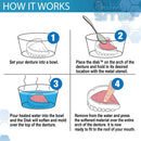 Instant Smile - The Disk Denture Reliner - Forms Using Hot Water Instant Smile