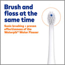 Waterpik Sonic-Fusion 2.0 Professional Flossing Toothbrush, Electric Toothbrush and Water Flosser Combo In One, White Waterpik
