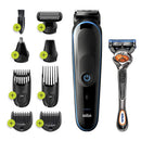 Braun Hair Clippers for Men MGK5280, 9-in-1 Beard Trimmer, Ear and Nose Trimmer, Body Groomer, Detail Trimmer, Cordless & Rechargeable, with Gillette ProGlide Razor Braun Store