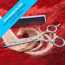 Equinox Barber & Salon Styling Series - Barber Hair Cutting Scissors/Shears - 6.0" Overall Length - Detachable Finger Rest - High Quality Stainless Steel Equinox International