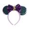 3D Mice Mouse Ear Hair Hoop，Sequin Mermaid Scale Bow Headband, Princess Birthday Party Festivals Cosplay Costume Accessories for Women Girls by JIAHANG JIAHANG Store