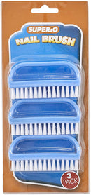 Superio Nail Brush Cleaner with Handle, Durable Scrub Brush to Clean Toes and Fingernails, All Purpose Hand Scrubber Cleaning Brush - Stiff Bristles, Easy to Use (12-Pack) Superio Store