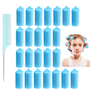 50 Pieces Sponge Hair Rollers,Foam Curlers, Soft Sleeping Hair Curler 0.98 Inch Flexible Hair Styling Tool With Stainless Steel Rat Tail Comb for Hair Styling For Long Hair Short Hair (blue) BEAUTIYAND
