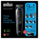 Braun Hair Clippers for Men MGK5280, 9-in-1 Beard Trimmer, Ear and Nose Trimmer, Body Groomer, Detail Trimmer, Cordless & Rechargeable, with Gillette ProGlide Razor Braun Store