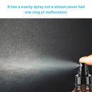 ULG Essential Oil Spray Tops, 22/400 Fine Mist Sprayer Fits for Clear Spray Bottles with 0.84 Inch Thread Size Oil Mist Sprayer Spray Caps Replacement Pump Top with Lid, 4 Pieces, Black ULG