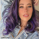 INH Color Depositing Conditioner | Amethyst Purple Hair Dye, Semi Permanent Hair Color, Temporary Hair Color Tint Conditioning Hair Mask, Safe - 6oz INH