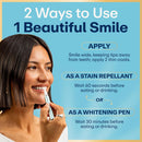 Lumineux 2-in-1 Whitening Pen Enamel Safe and Clinically Proven to Whiten Without The Sensitivity - Removes Coffee, Tea, and Smoking Stains Infinity Warehouse
