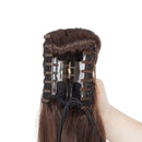 100% Remy Human Hair Ponytail Extension One Piece Claw/Jaw Clip Ponytail Hairpiece Clip In Pony Tail Extensions For Girl Lady Women Long Straight