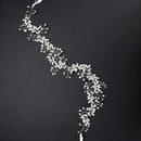 MA STRAP Handmade Crystal Rhinestones Headband Floral Headpiece Wedding Bridal Hair Accessories MA STRAP