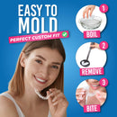 HONEYBULL Mouth Guard for Grinding Teeth [6 Pack] Comes in 2 Sizes for Light and Heavy Grinding | Comfortable Custom Mold for Clenching at Night, Bruxism, Whitening Tray & Guard HONEYBULL