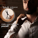 Scissors Hair Cutting - Small Travel Facial Hair Scissor for Eyebrows, Nose, Moustache, Beard TABYS
