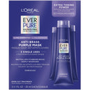 L'Oreal Paris EverPure Ultra Pigmented Anti Brass Purple Rinse-Out Mask for Bleached, Blonde or Highlighted Hair, 3 Ounce L'Oreal Paris
