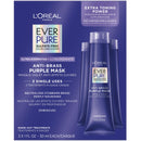 L'Oreal Paris EverPure Ultra Pigmented Anti Brass Purple Rinse-Out Mask for Bleached, Blonde or Highlighted Hair, 3 Ounce L'Oreal Paris