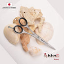 Barber Scissors 6.5" - Hair Cutting Shears - scissors for hair cutting - Professional Scissors - hairdresser scissors. J2 Stainless Steel Hair Scissors (Silver) Aideoq