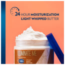 Vaseline Illuminate Me Body Butter Created for Melanin Rich Skin Whipped Body Butter Provides 24 Hour Moisturization for Dry Skin 11 oz Vaseline