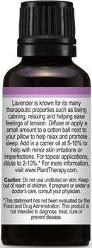 Plant Therapy Lavender Essential Oil 100% Pure, Undiluted, Natural Aromatherapy, Therapeutic Grade 30 mL (1 oz) Plant Therapy Essential Oils