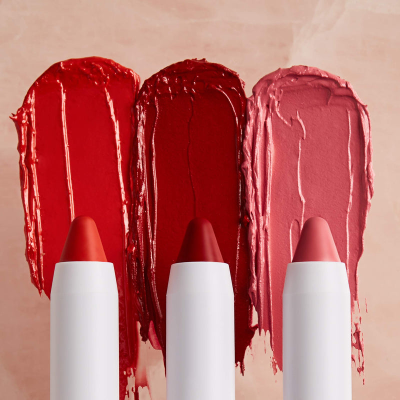Honest Beauty Lip Crayon-Demi-Matte, Strawberry with Jojoba Oil & Shea Butter | Lightweight, High-Impact Color | EWG Certified + Dermatologist tested + Hypoallergenic & Cruelty free | 0.105 oz. Honest Beauty